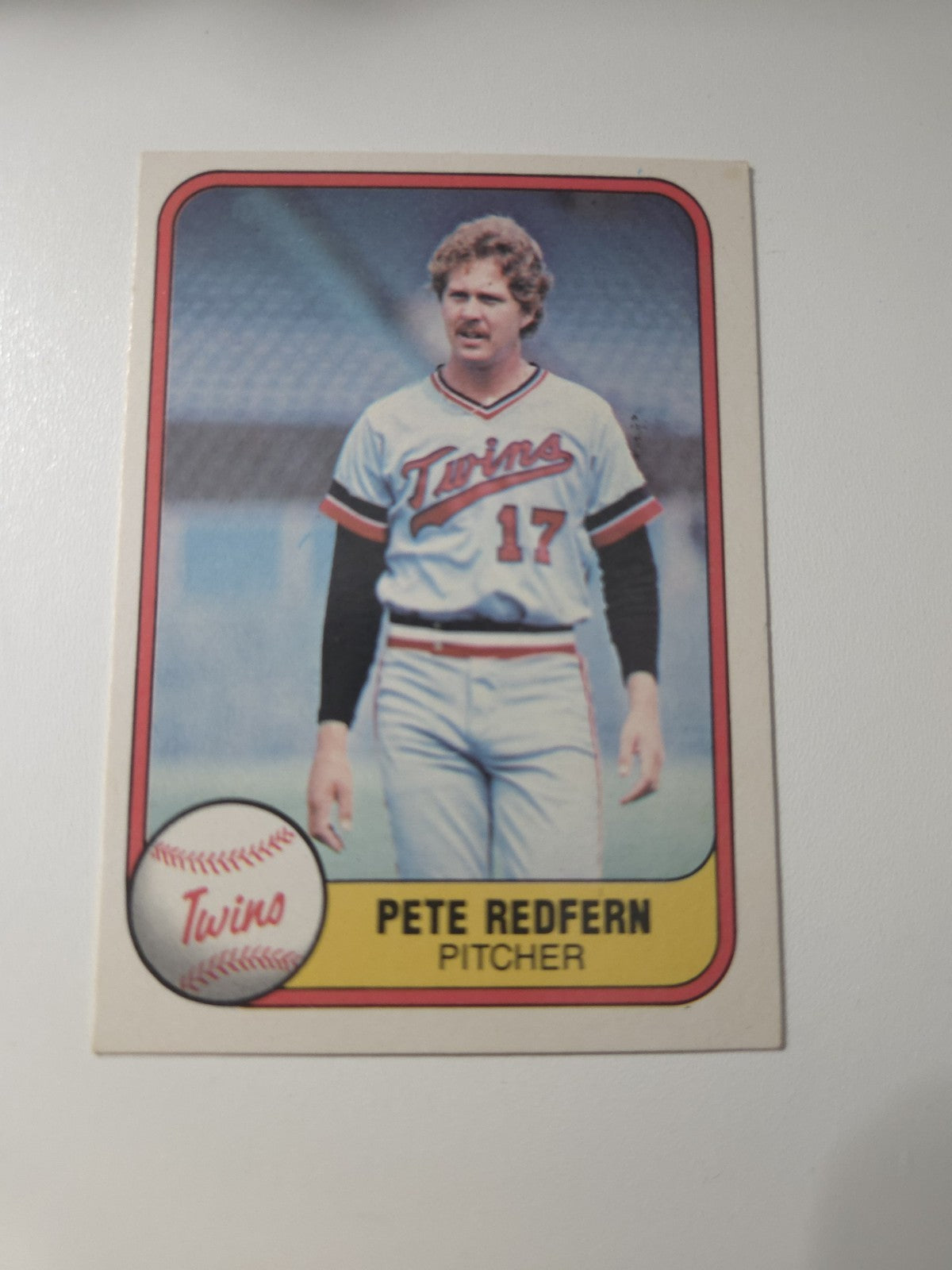 MLB - 1981 Fleer - Pete Redfern - #560 - MINNESOTA TWINS - NM