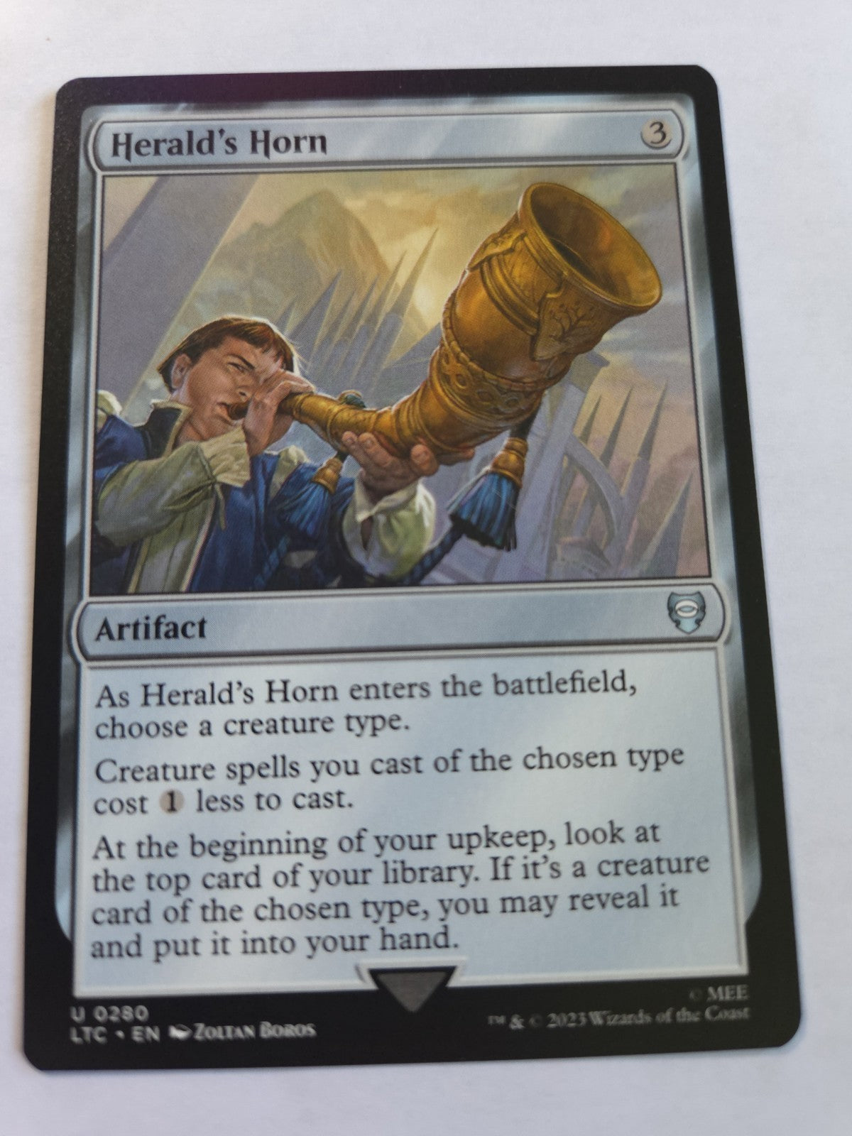 Herald's Horn Commander: the Lord of the Rings: Tales of Middle-Earth Regular