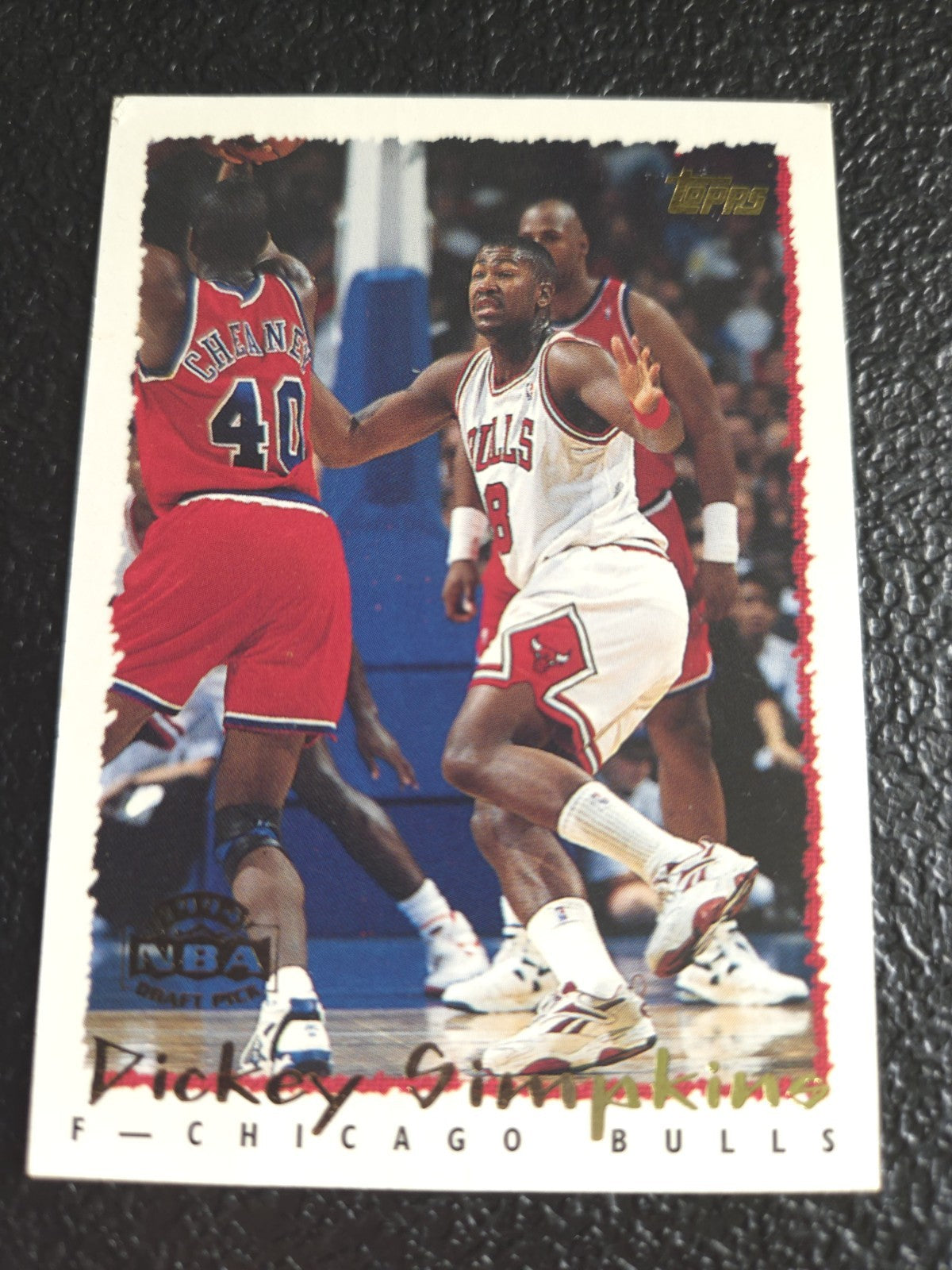 NBA - Dickey Simpkins - 1994-95 Topps -  #296 - RC - Chicago Bulls - NM