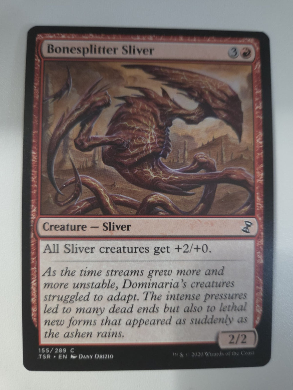 MTG - Bonesplitter Sliver - Time Spiral Remastered - Regular - C - 155 - NM
