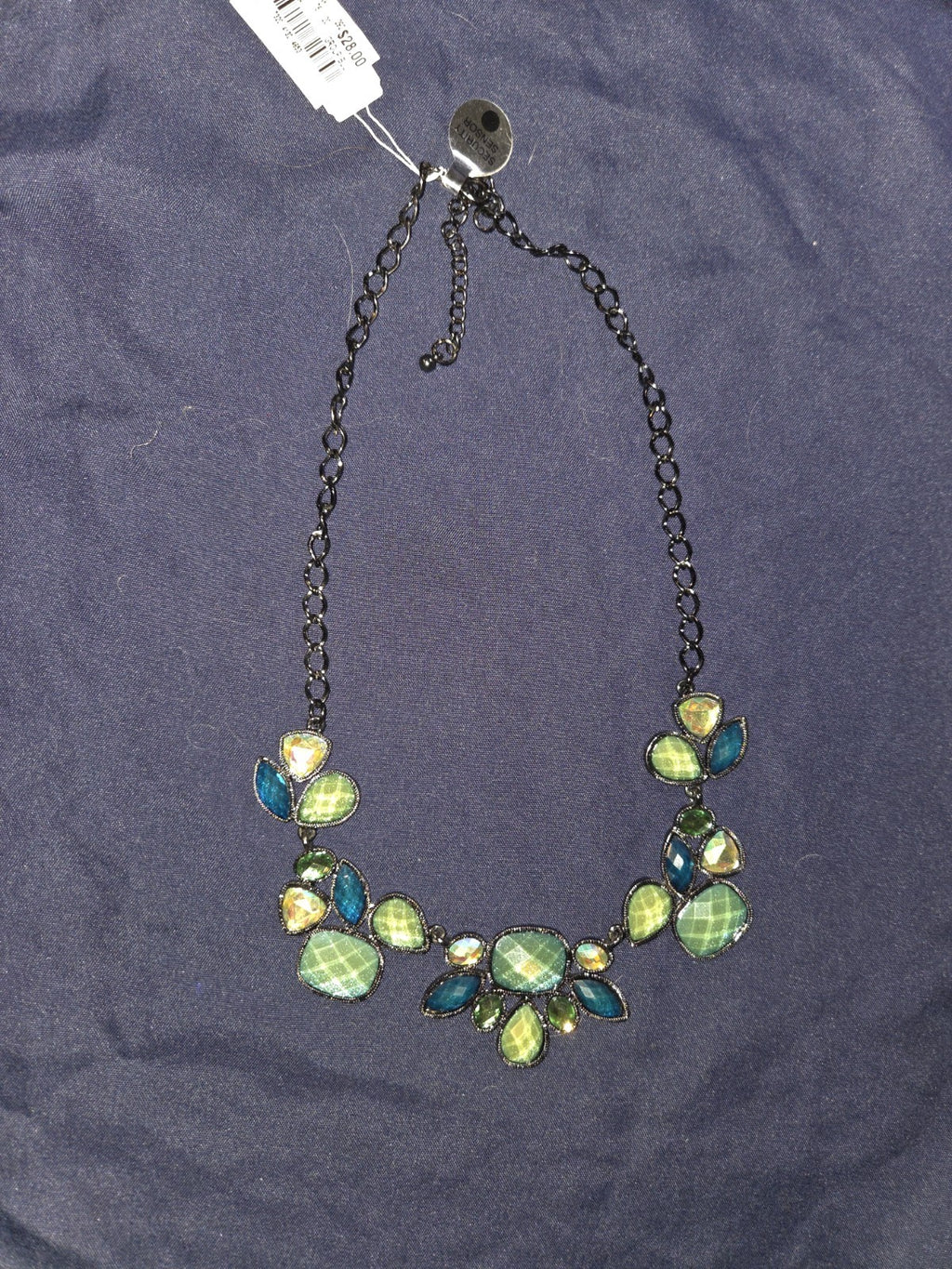 Blue Bold Stone Necklace (NWT)