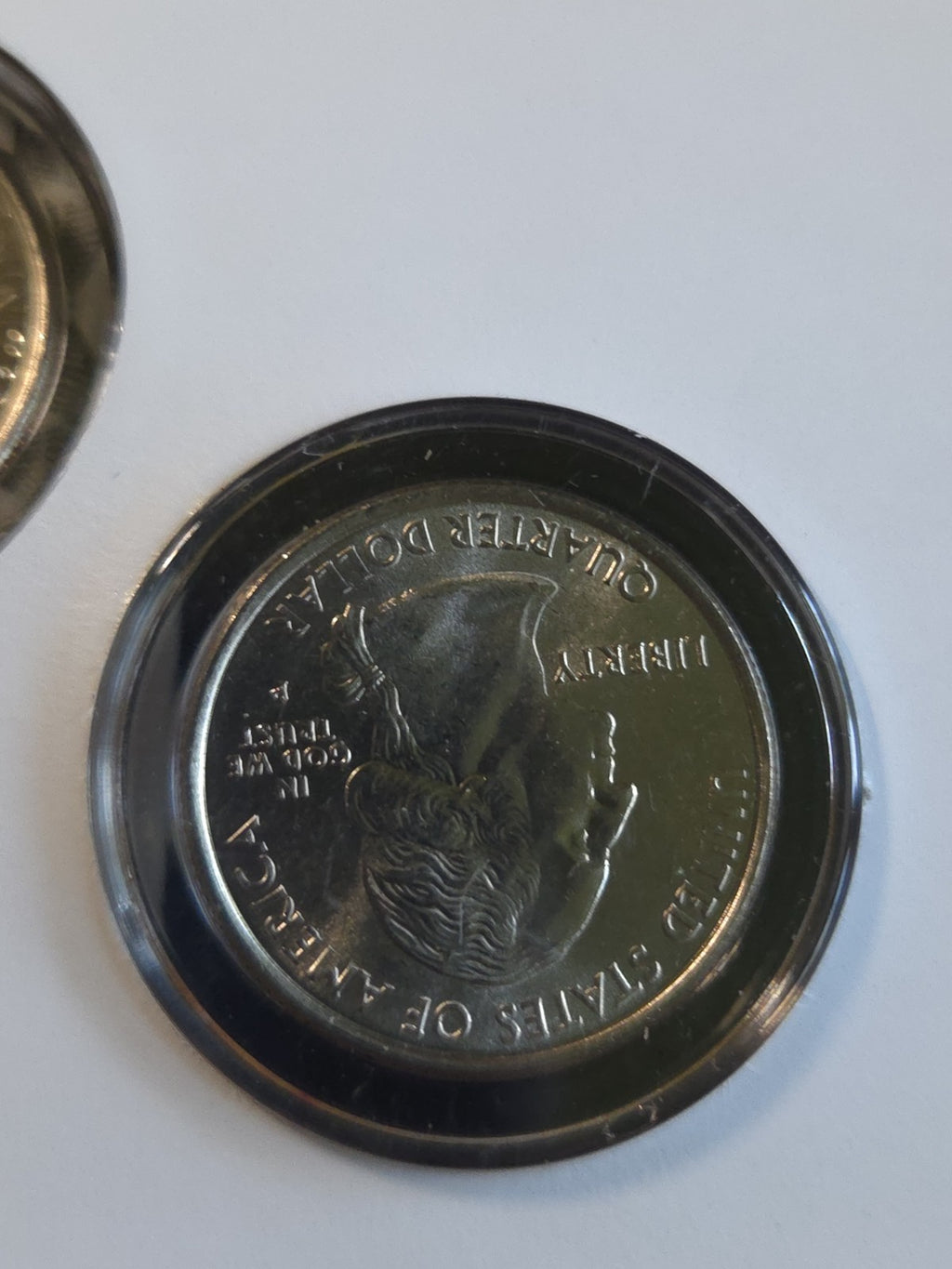 The Colorized State Quarter Collection (1999 NJ, GA, CT and 2000 MA, MD) UNCIRC