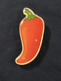 Light Up Chili Pepper Pin Vintage