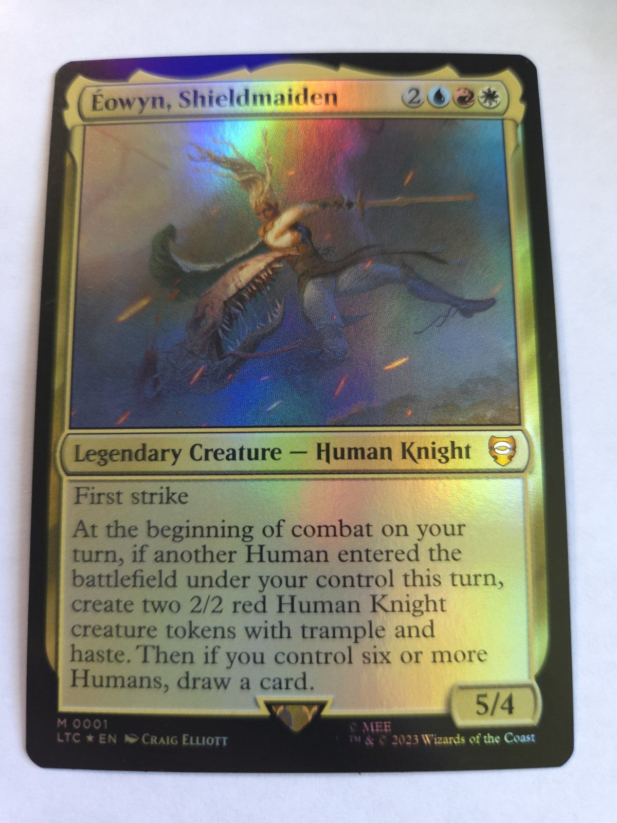 Eowyn, Shieldmaiden Commander: the Lord of the Rings: Tales of Middle-Earth Foil