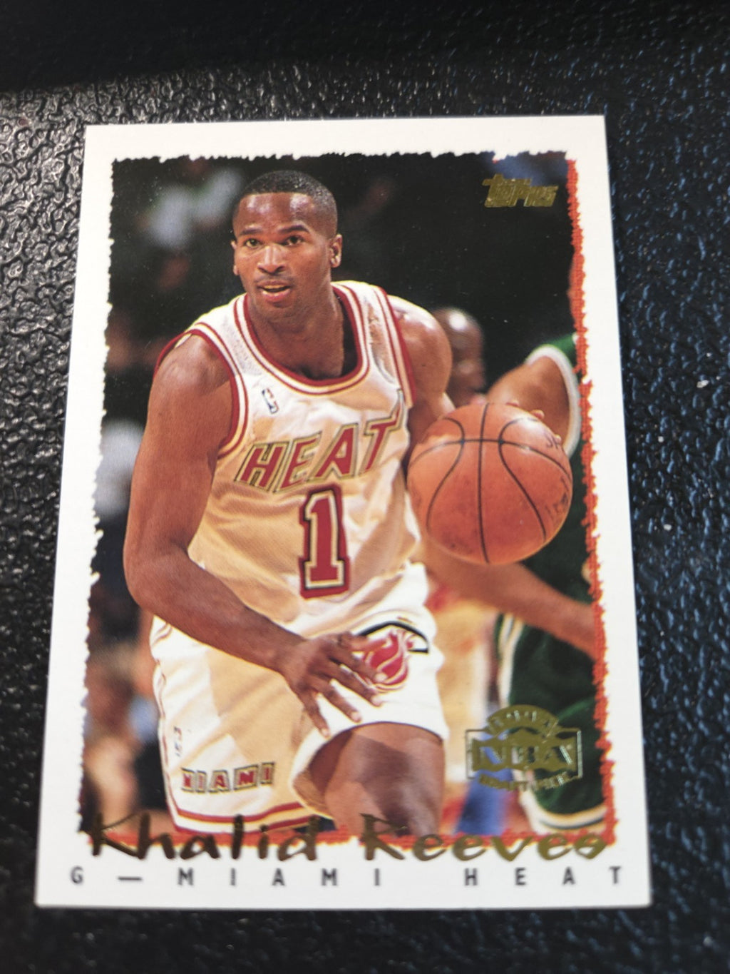 NBA - Khalid Reeves - 1994-95 Topps - #291 - RC - Miami Heat - 291 - EX