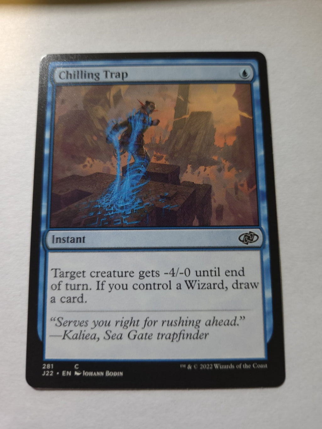 MTG - Chilling Trap - Jumpstart 2022 - Regular - C - 281 - NM