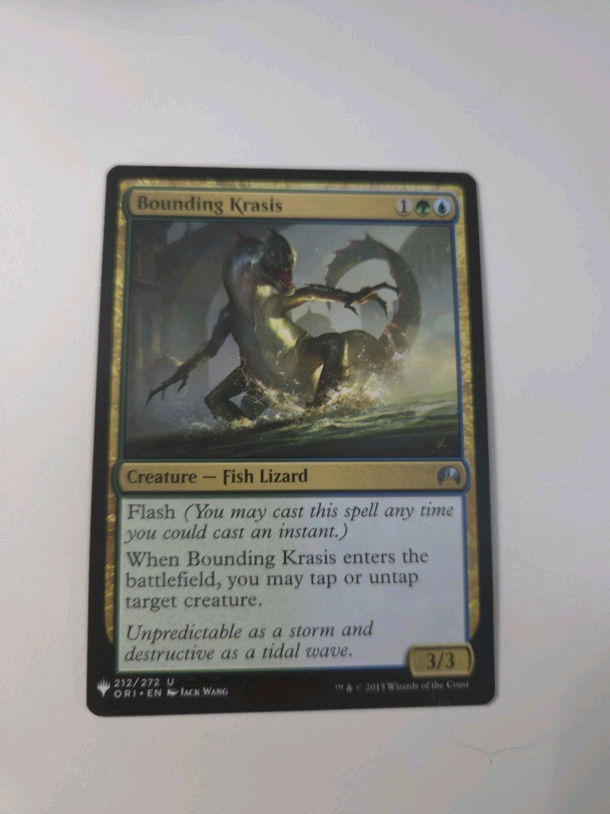 MTG - Bounding Krasis - The List Reprints - Regular - U - 212 - NM