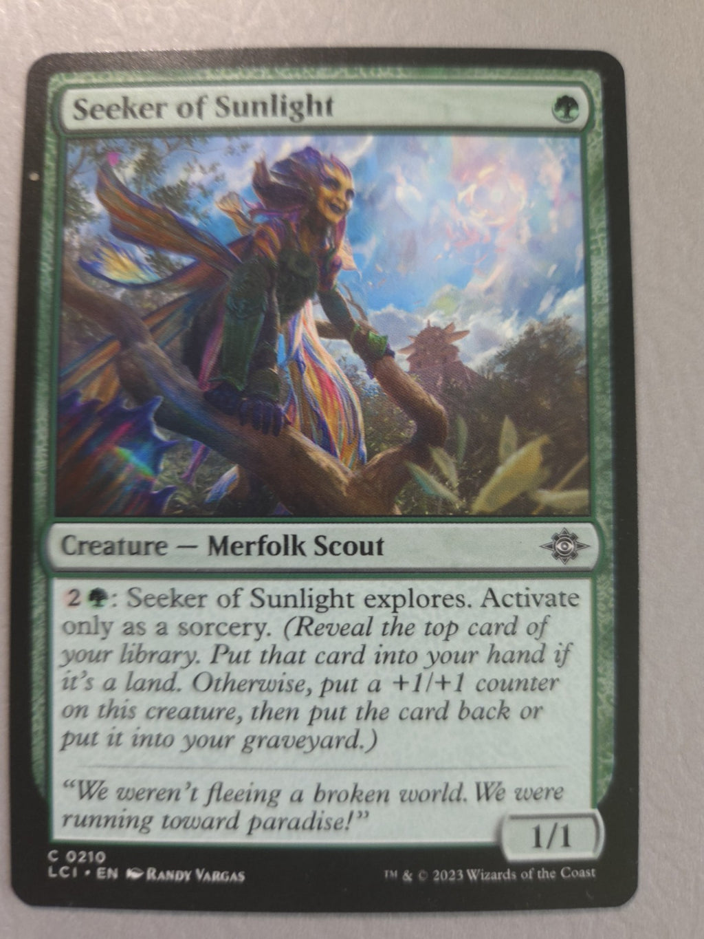MTG - Seeker of Sunlight - The Lost Caverns of Ixalan - Regular - C - 210 - NM