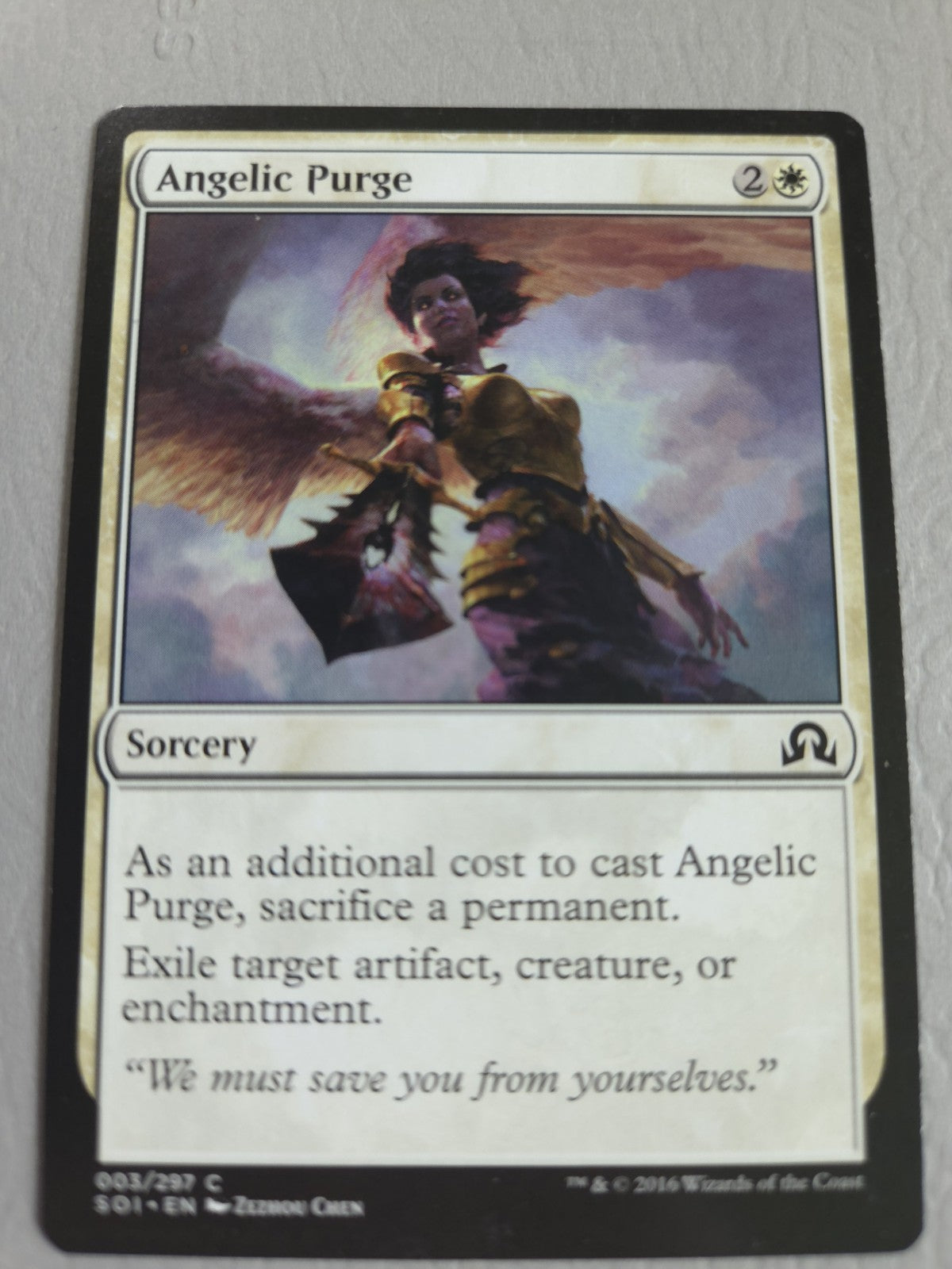 MTG - Angelic Purge - Shadows over Innistrad - Regular - C - 3 - NM