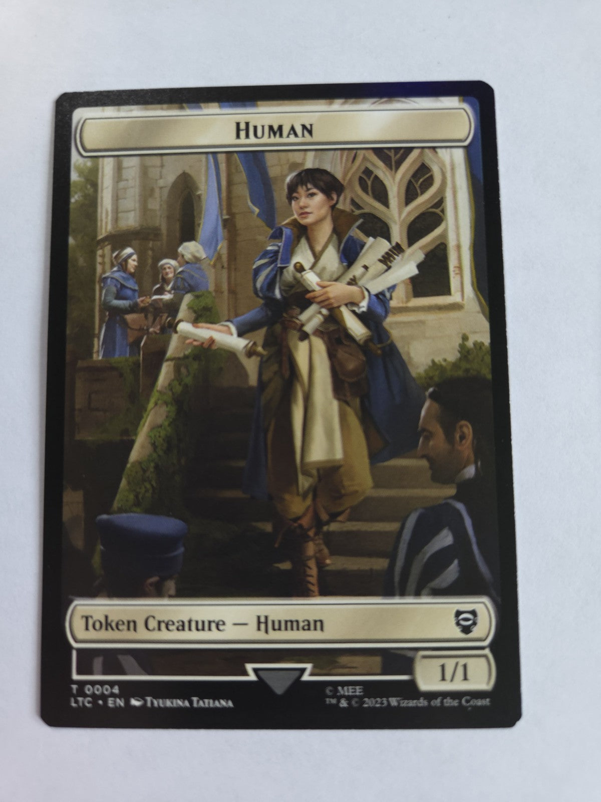 Human   Treasure Double-Sided Token Commander: the Lord of the Rings: Tales...