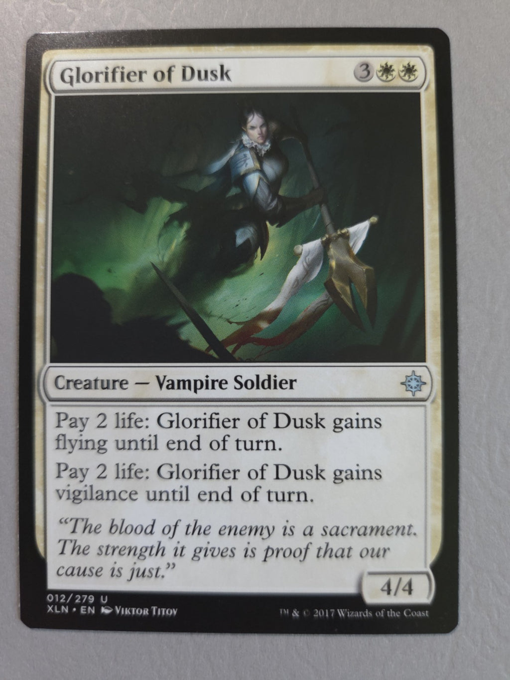 MTG - Glorifier of Dusk - Ixalan - Regular - U - 12 - NM