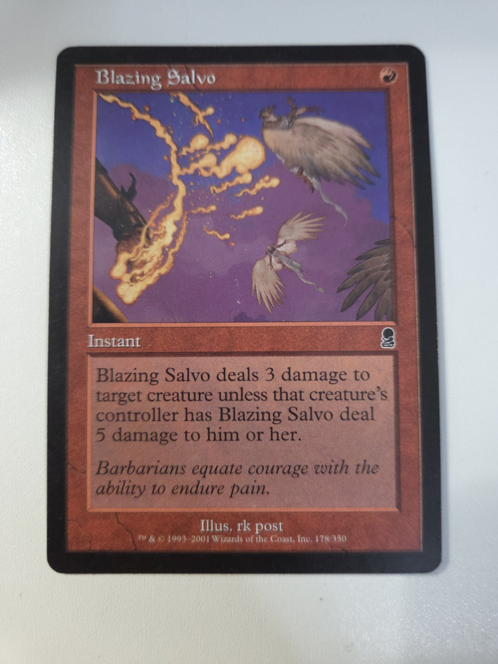 MTG - Blazing Salvo - Odyssey - Regular - C - 178 - NM