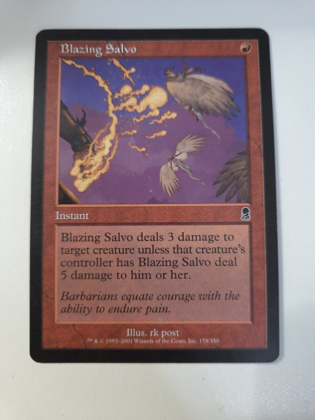 MTG - Blazing Salvo - Odyssey - Regular - C - 178 - NM