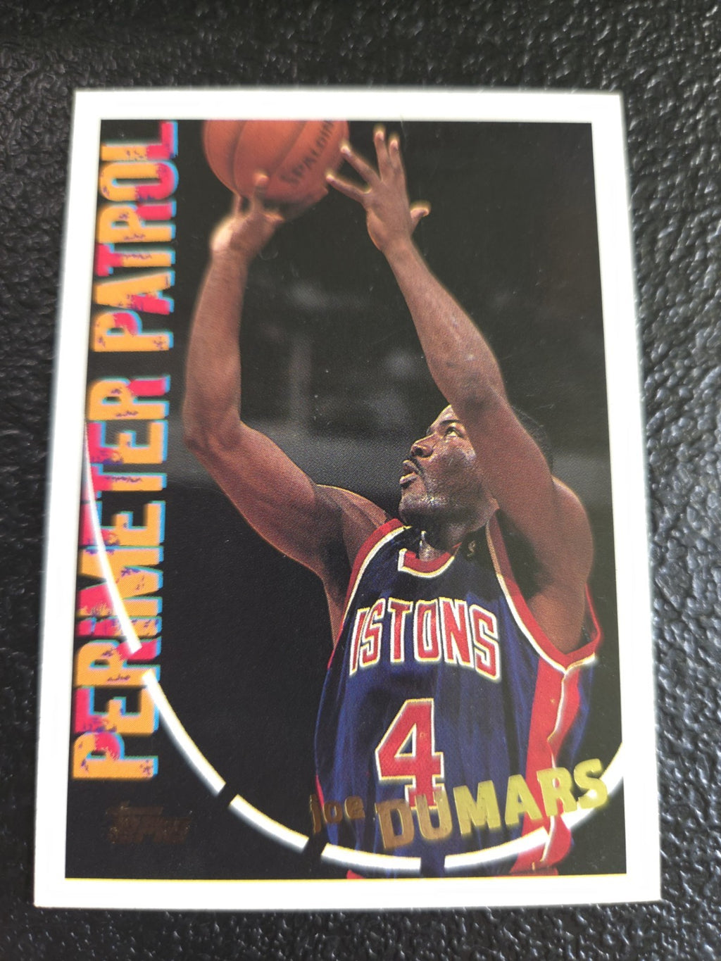 NBA - Joe Dumars - 1994-95 Topps -  #309 - Premier Patrol - Detroit Pittstons - 