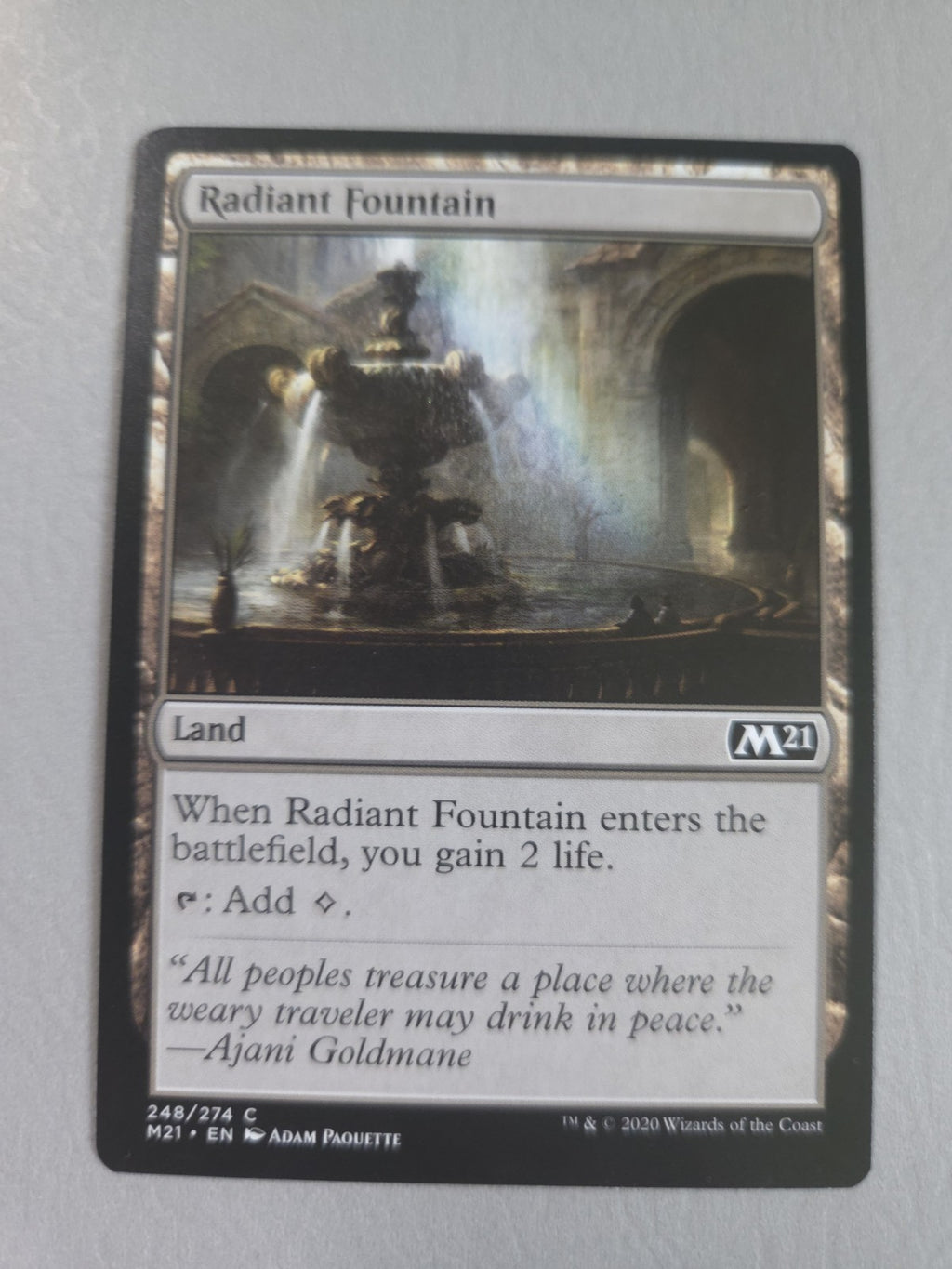 MTG - Radiant Fountain - Core Set 2021 - Regular - C - 248 - NM