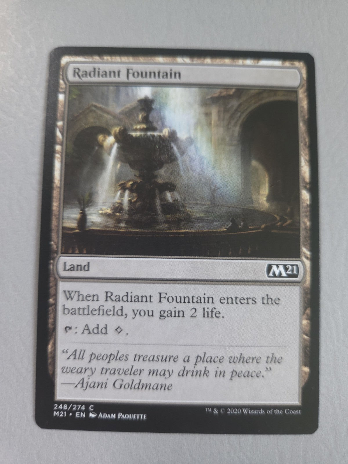 MTG - Radiant Fountain - Core Set 2021 - Regular - C - 248 - NM