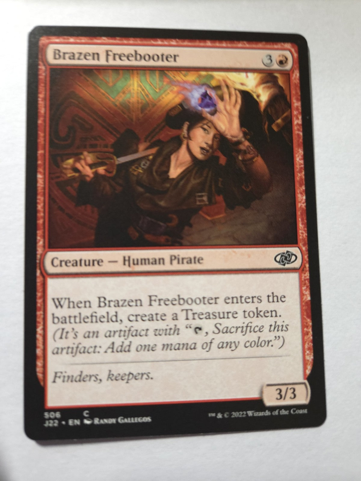 MTG - Brazen Freebooter - Jumpstart 2022 - Regular - C - 506 - NM