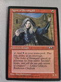 MTG - Agent of Stromgald (Woman Holding Staff) - Alliances - Regular - C - 95 