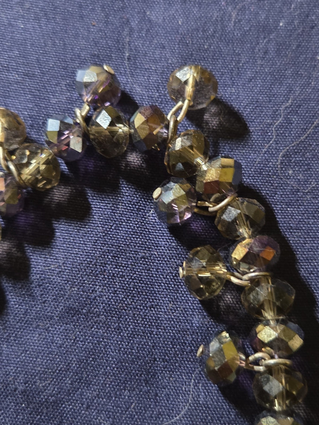 Vintage Estate Jewelry Glass Beaded Statement Bracelet