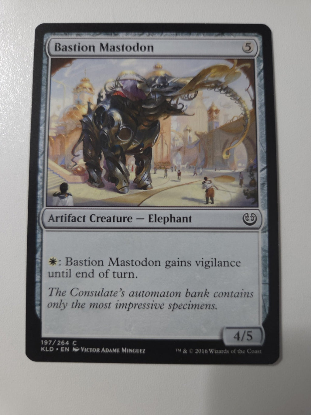 MTG - Bastion Mastodon - Kaladesh - Regular - C - 197