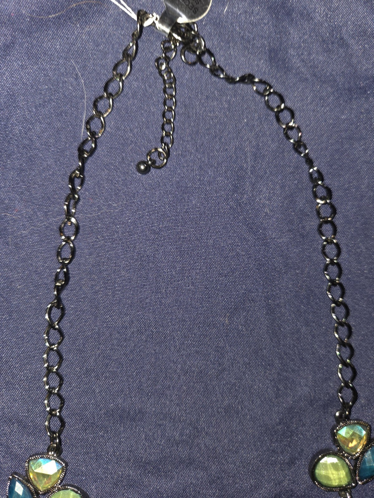 Blue Bold Stone Necklace (NWT)