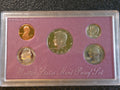 1989 S US Mint Proof Set | 5 Coins | Original Purple Box & COA | San Francisco
