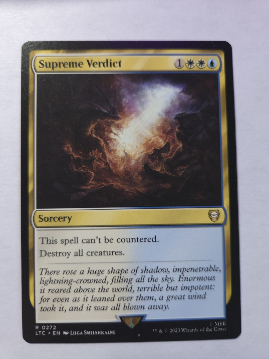 Supreme Verdict Commander: the Lord of the Rings: Tales of Middle-Earth Regular