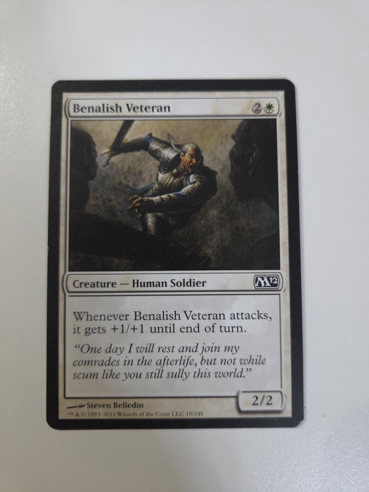 MTG - Benalish Veteran - Core Set 2012 (M12) - Regular - C - 10 - NM