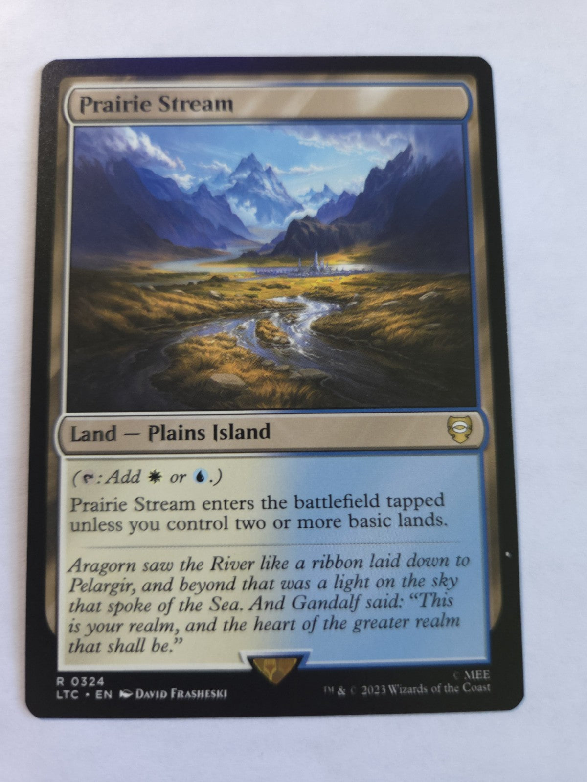 Prairie Stream Commander: the Lord of the Rings: Tales of Middle-Earth Regular