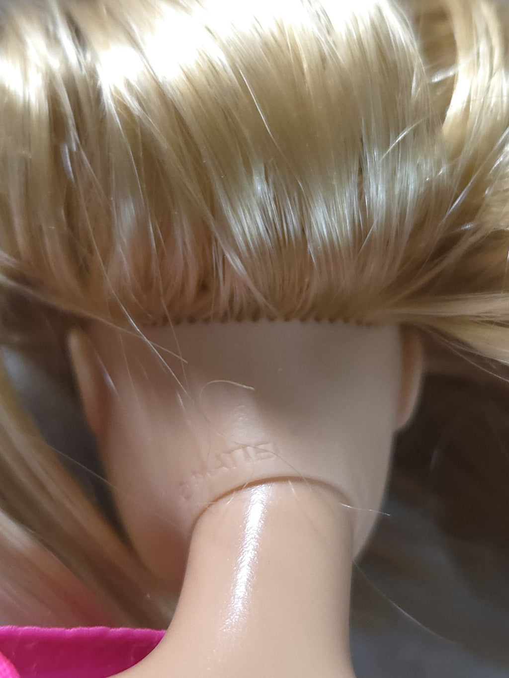1998 Barbie Doll With Pink Top Blue Belt And Silver And White Skirt