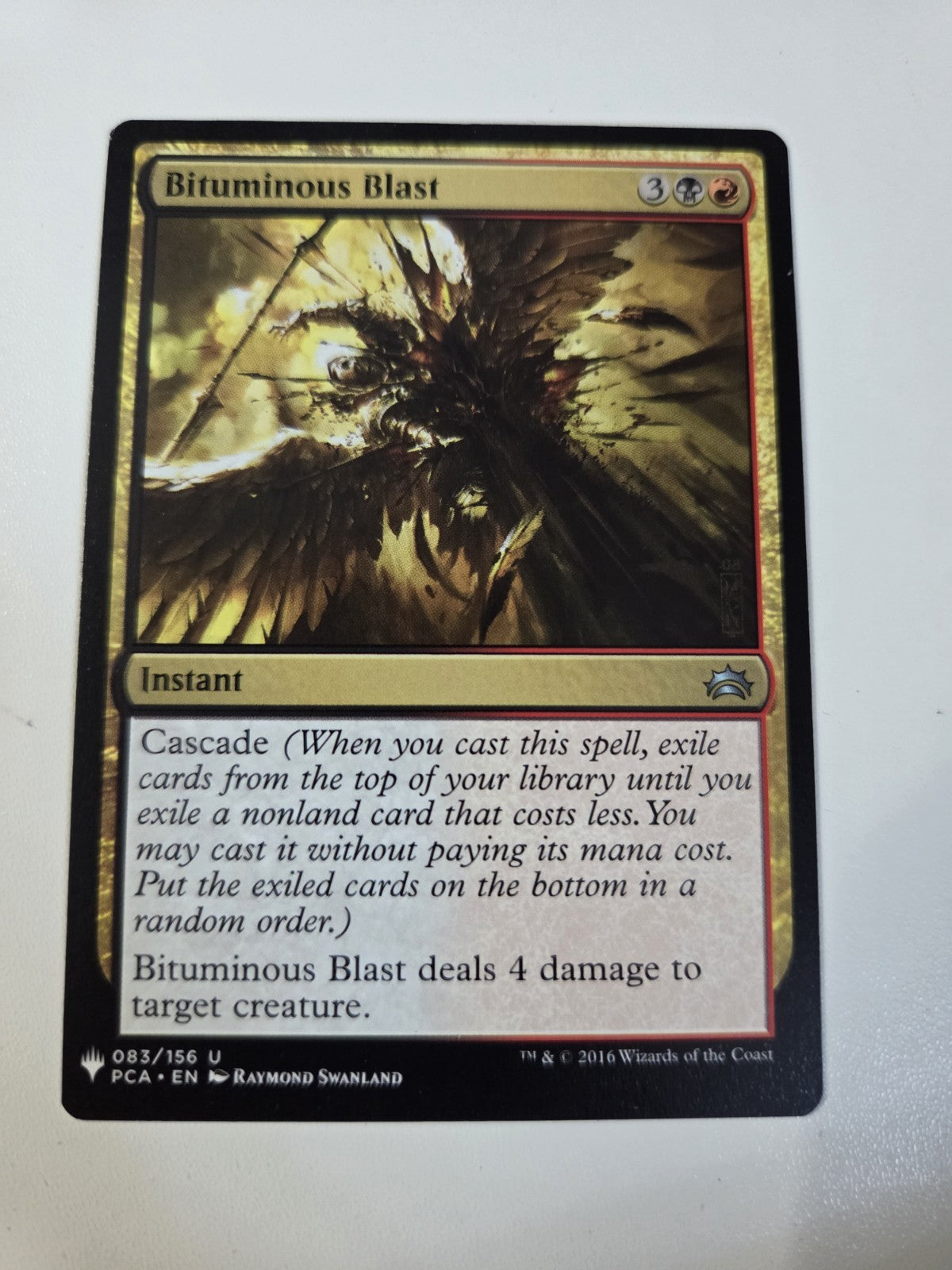MTG - Bituminous Blast - The List Reprints - Regular - U - 83 - NM