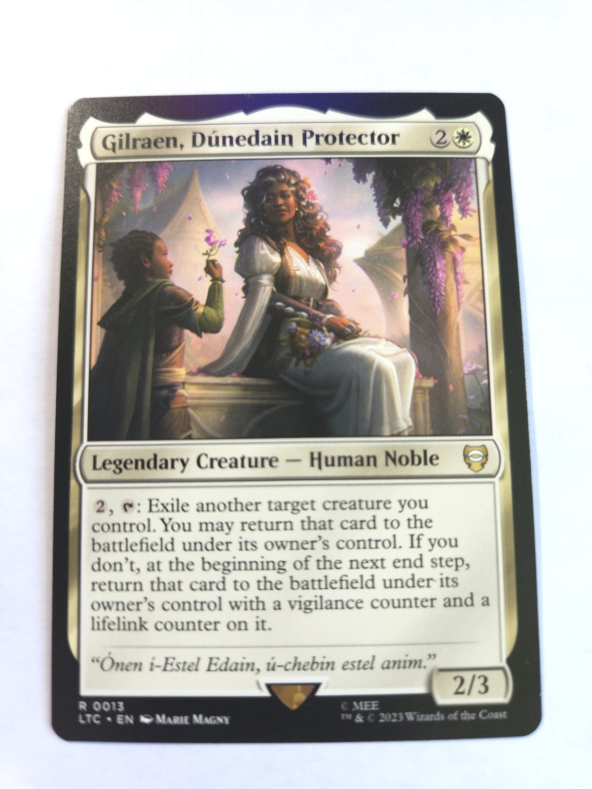 MTG - Gilraen, Dunedain Protector Commander: the Lord of the Rings: Tales of