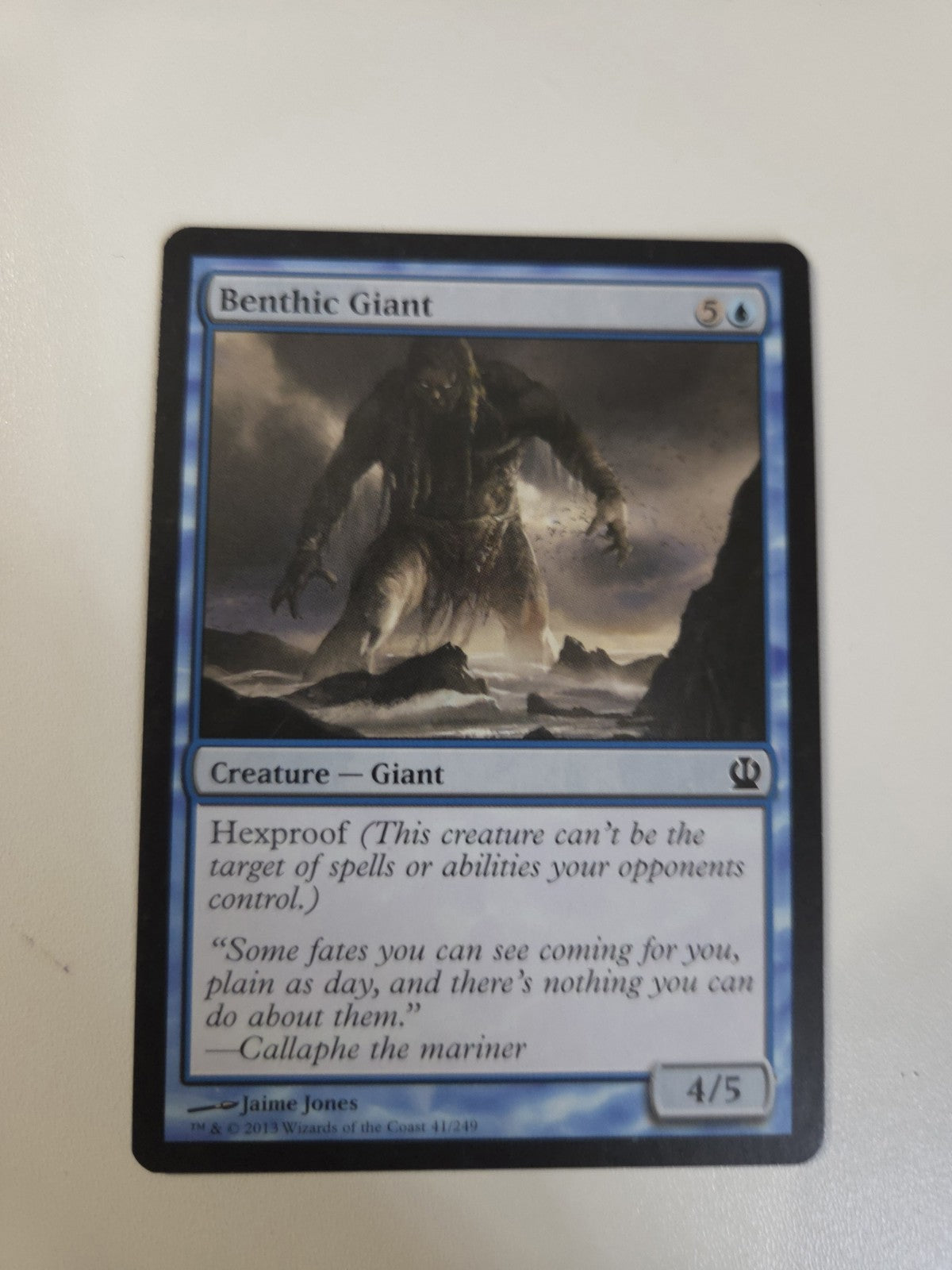 MTG - Benthic Giant - Theros - Regular - C - 41 - NM