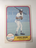 MLB - 1981 Fleer - Steve Braun - #427 - TORONTO BLUE JAYS - NM