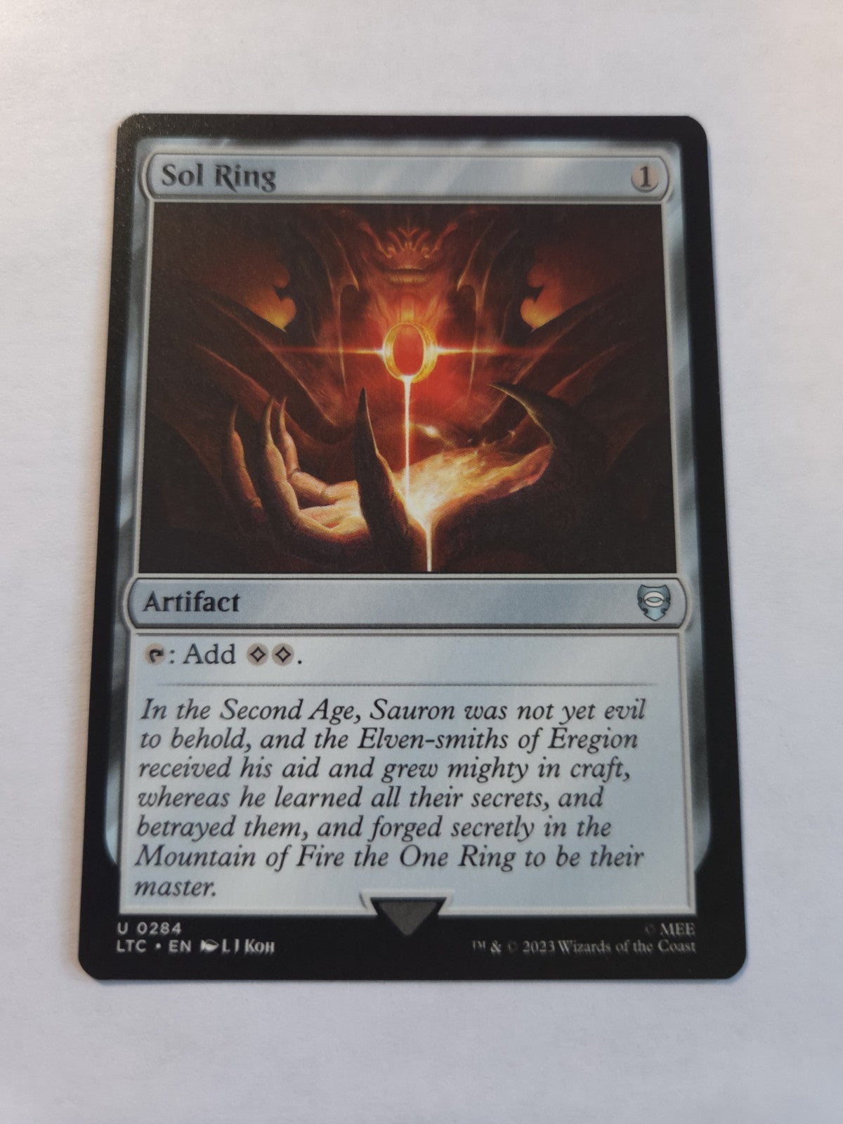 MTG - Sol Ring Commander: the Lord of the Rings: Tales of Middle-Earth Regular