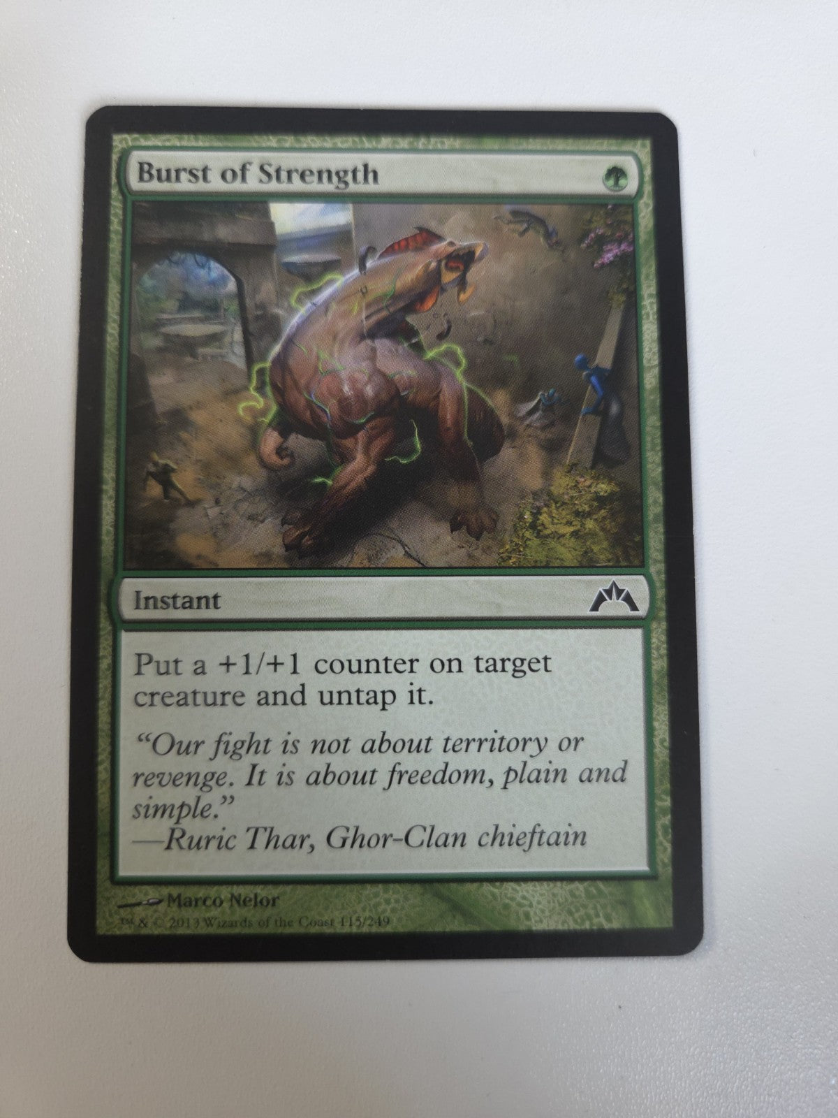 MTG - Burst of Strength- Gatecrash - Regular - C - 115 - NM