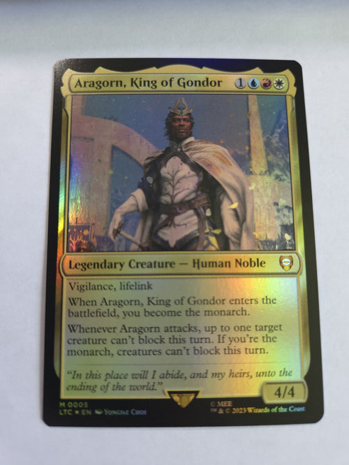 Aragorn, King of Gondor Commander: the Lord of the Rings: Tales of Middle-Earth