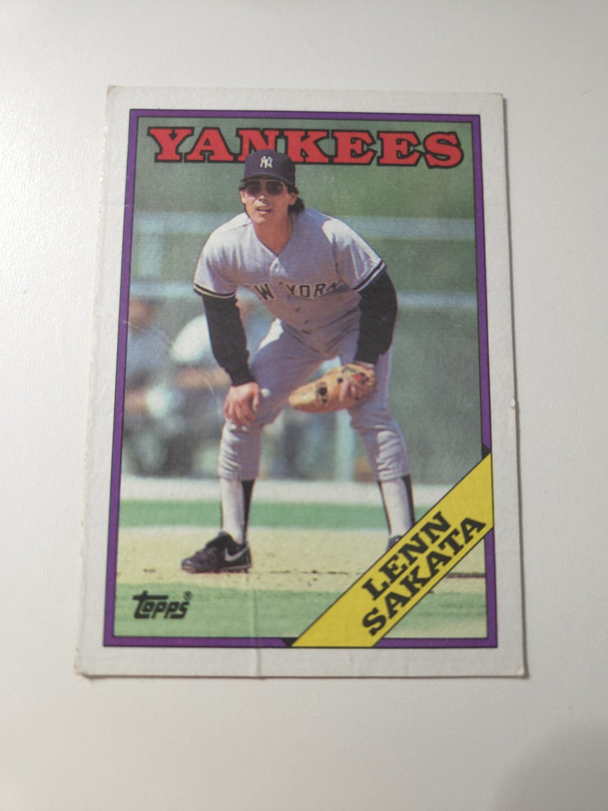 MLB - 1988 Topps - Lenn Sakata - #716 - New York Yankees - VG