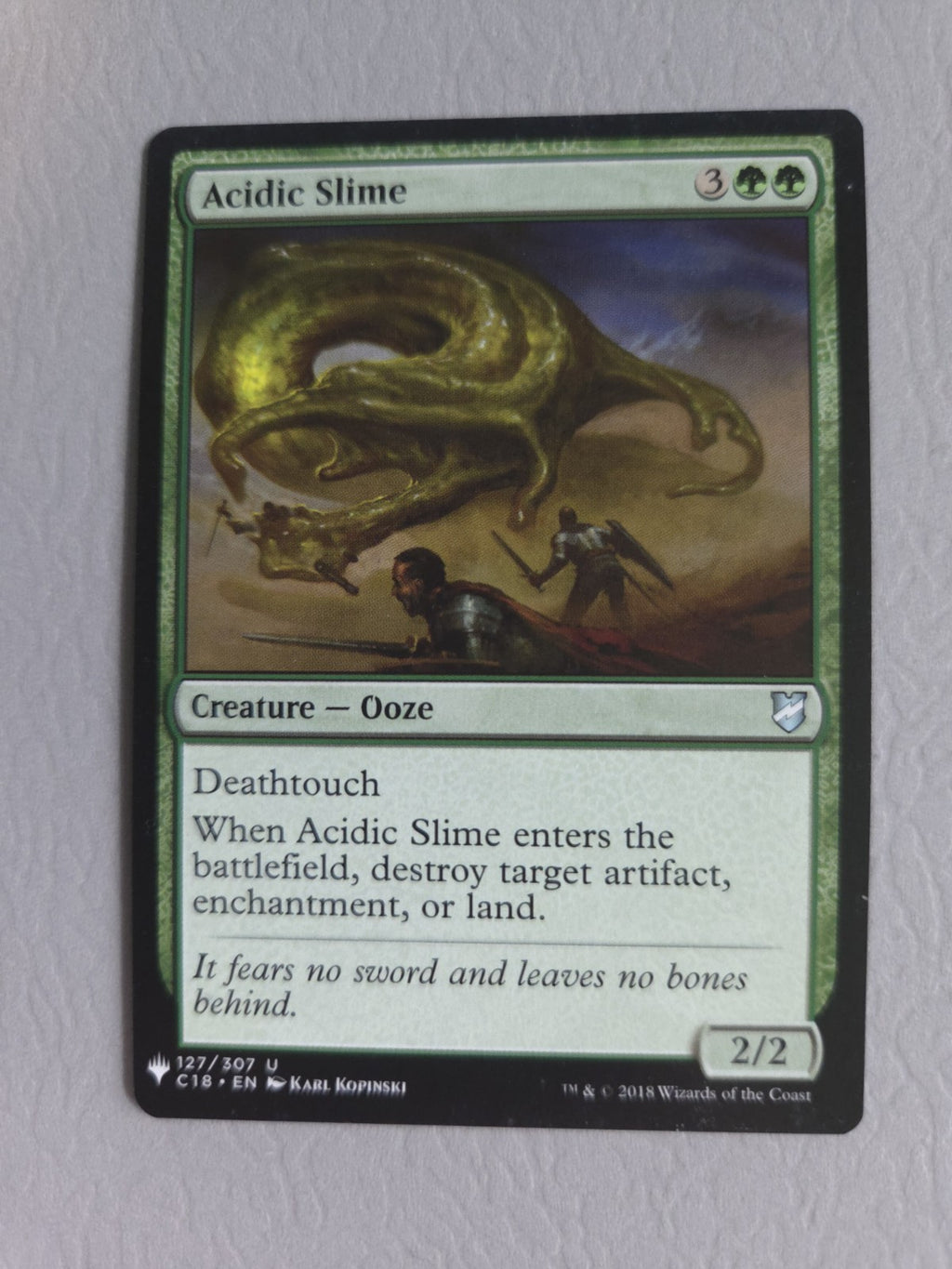 MTG - Acidic Slime - The List Reprints - Regular - U - 127 - NM