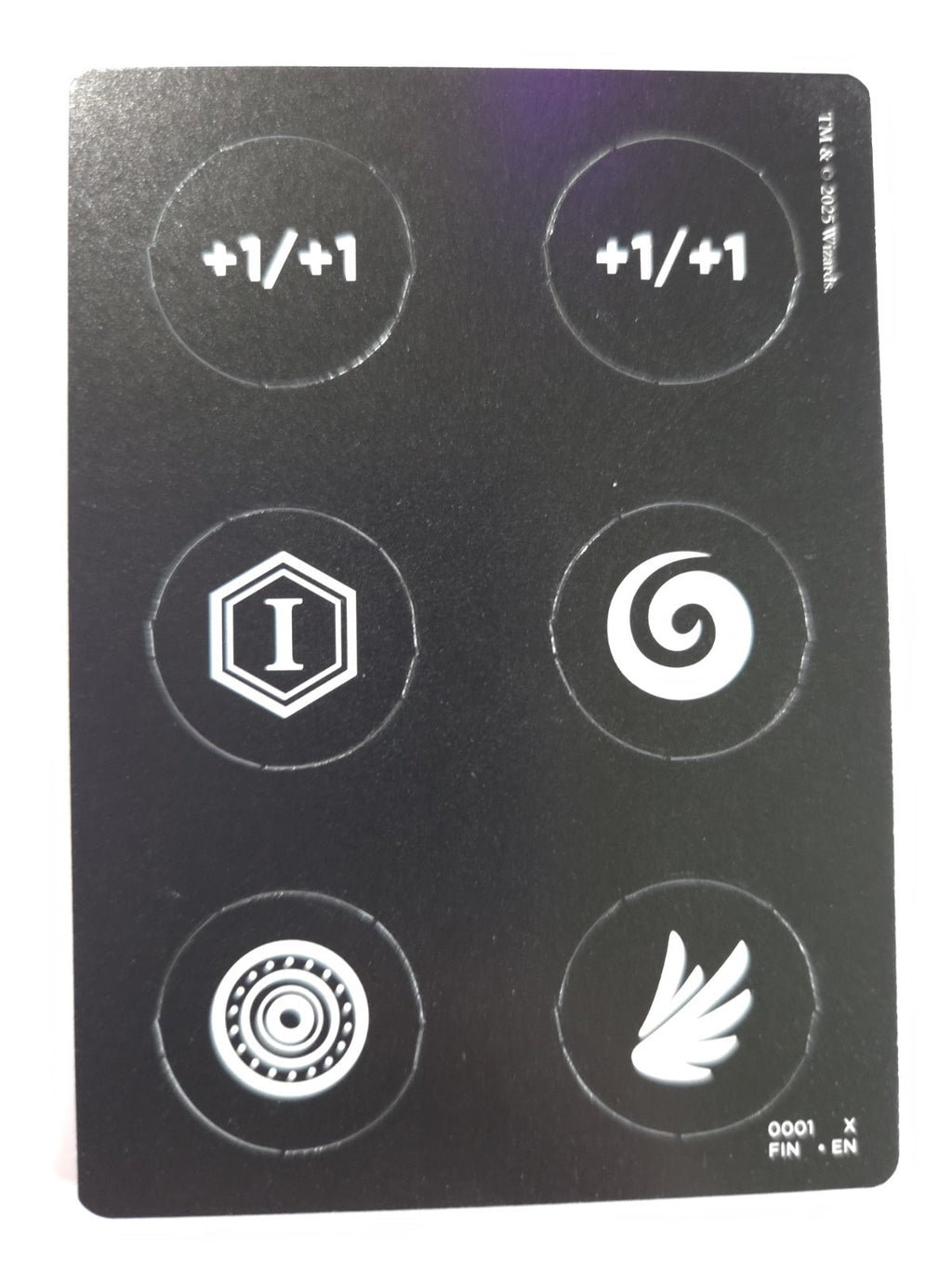 MTG - Punch Card Token - Final Fantasy - Regular - 0001 / 0002 - NM