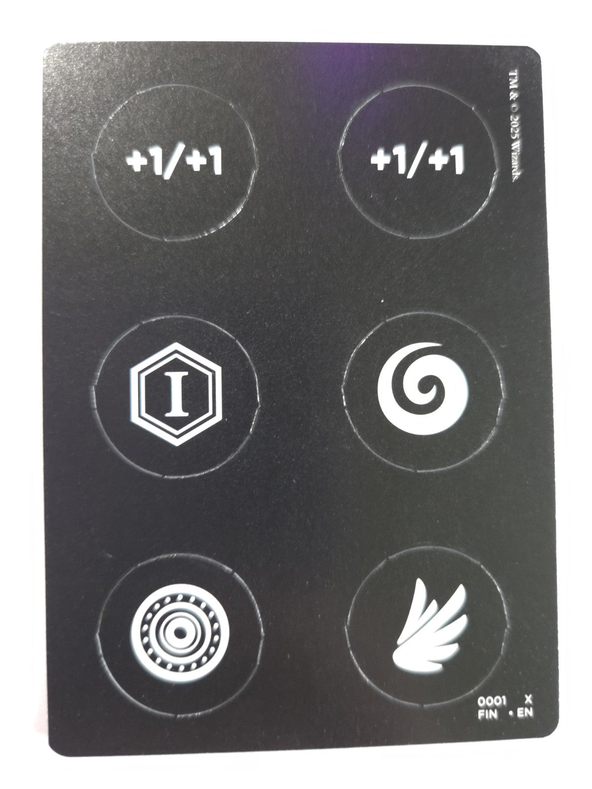 MTG - Punch Card Token - Final Fantasy - Regular - 0001 / 0002 - NM
