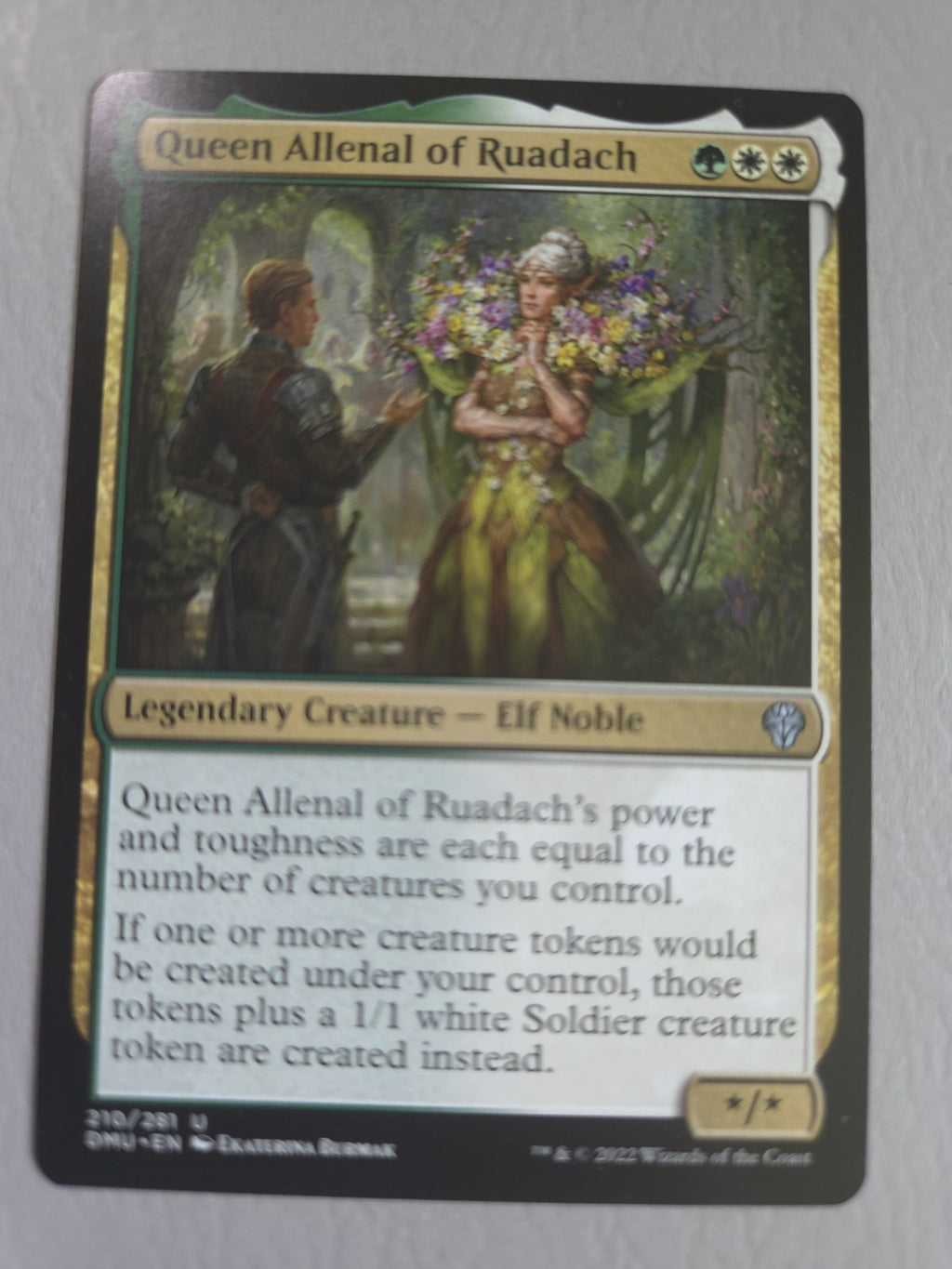 MTG - Queen Allenal of Ruadach - Dominaria United - Regular - U - 210 - NM