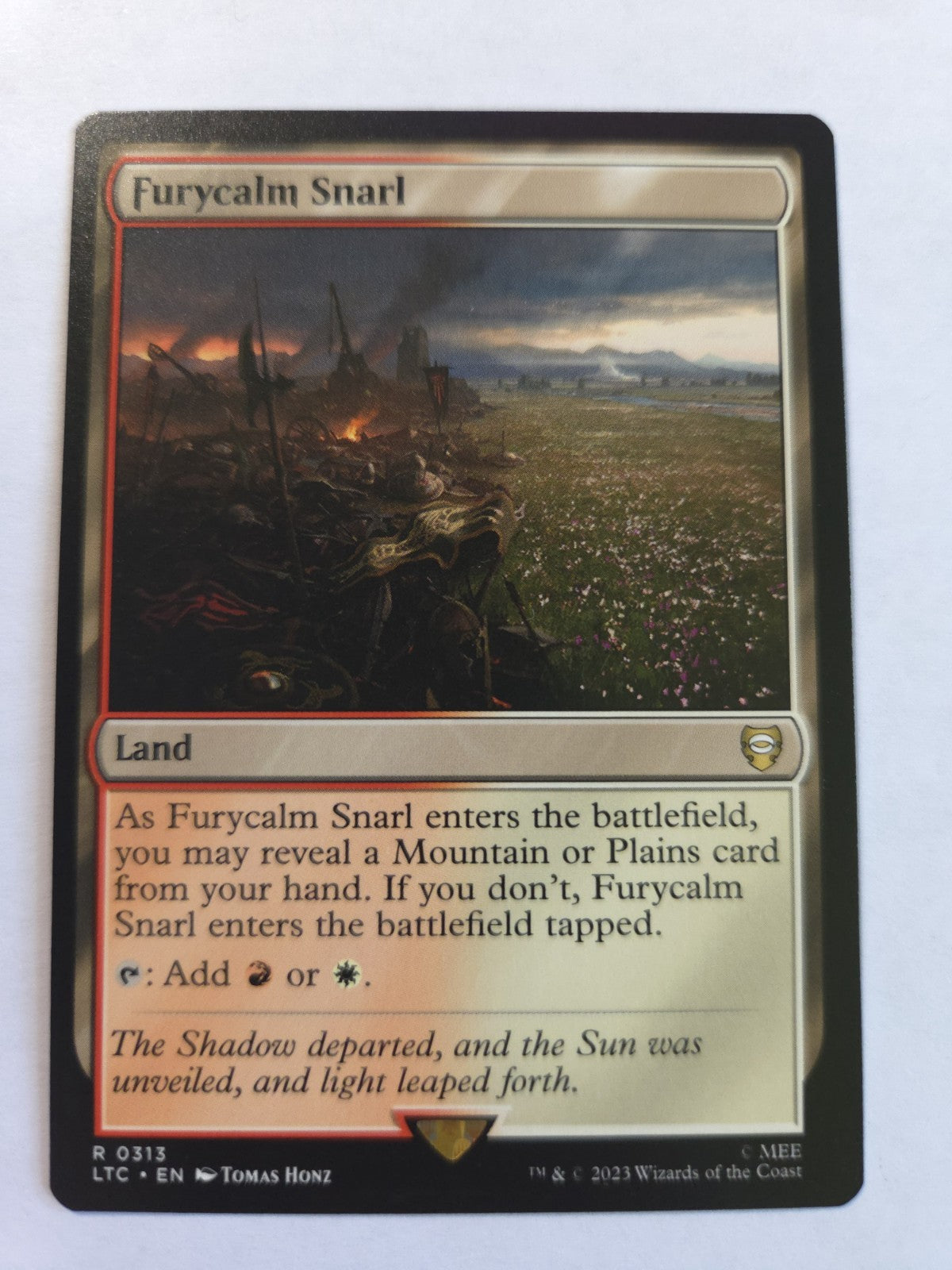 Furycalm Snarl Commander: the Lord of the Rings: Tales of Middle-Earth Regular