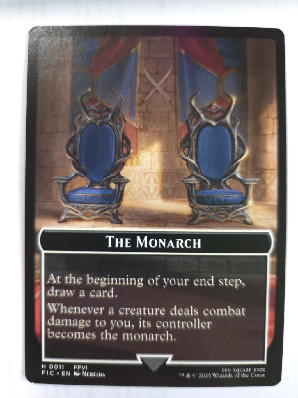 The Blackjack   The Monarch Double-Sided Token Commander: Final Fantasy Regular