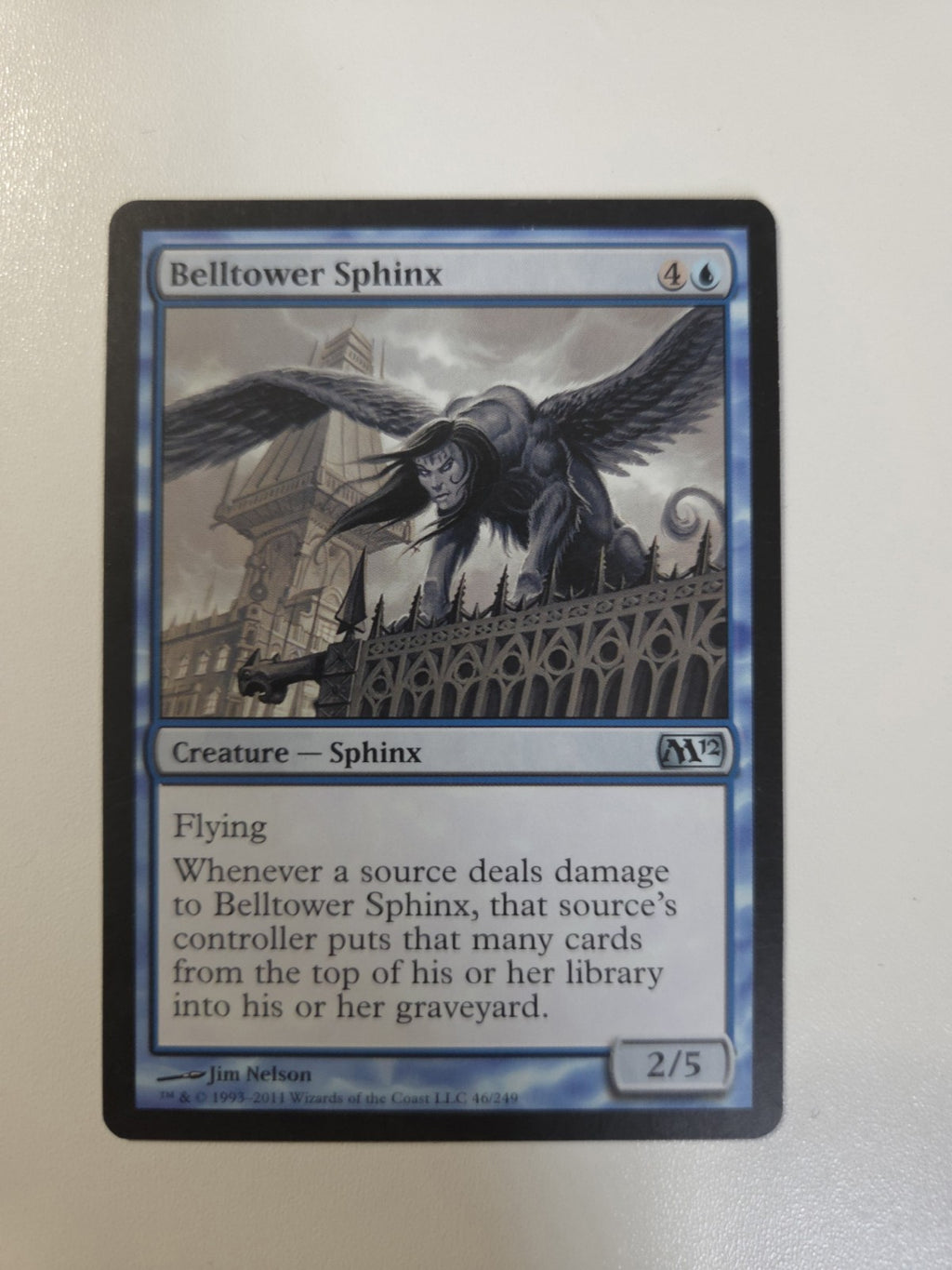 MTG - Belltower Sphinx - Core Set 2012 (M12) - Regular - U - 46 - NM
