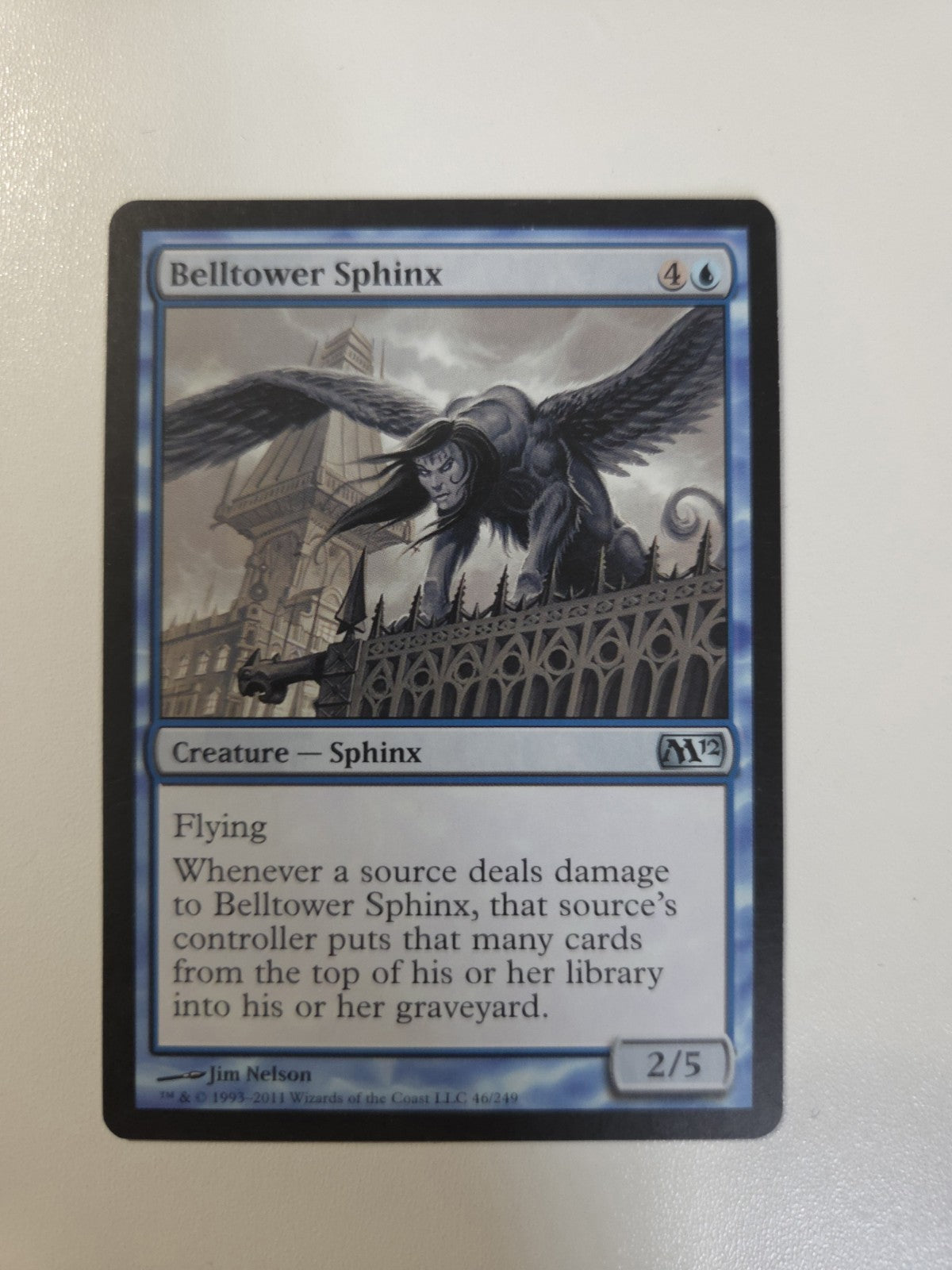MTG - Belltower Sphinx - Core Set 2012 (M12) - Regular - U - 46 - NM