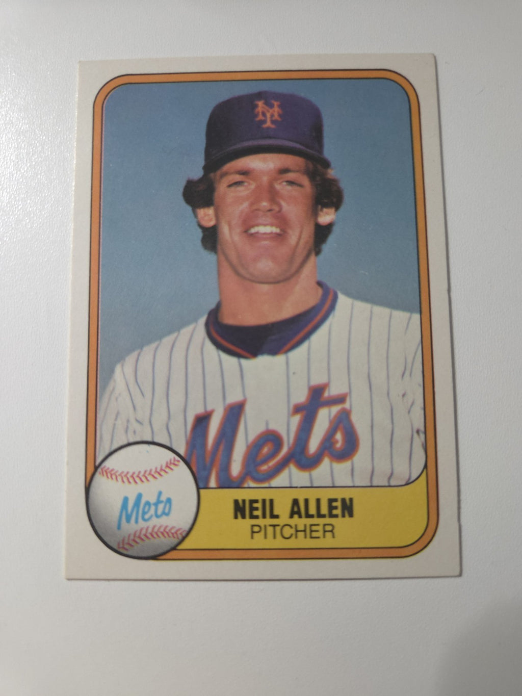 MLB - 1981 Fleer - Neil Allen - #322 - New York Mets - NM