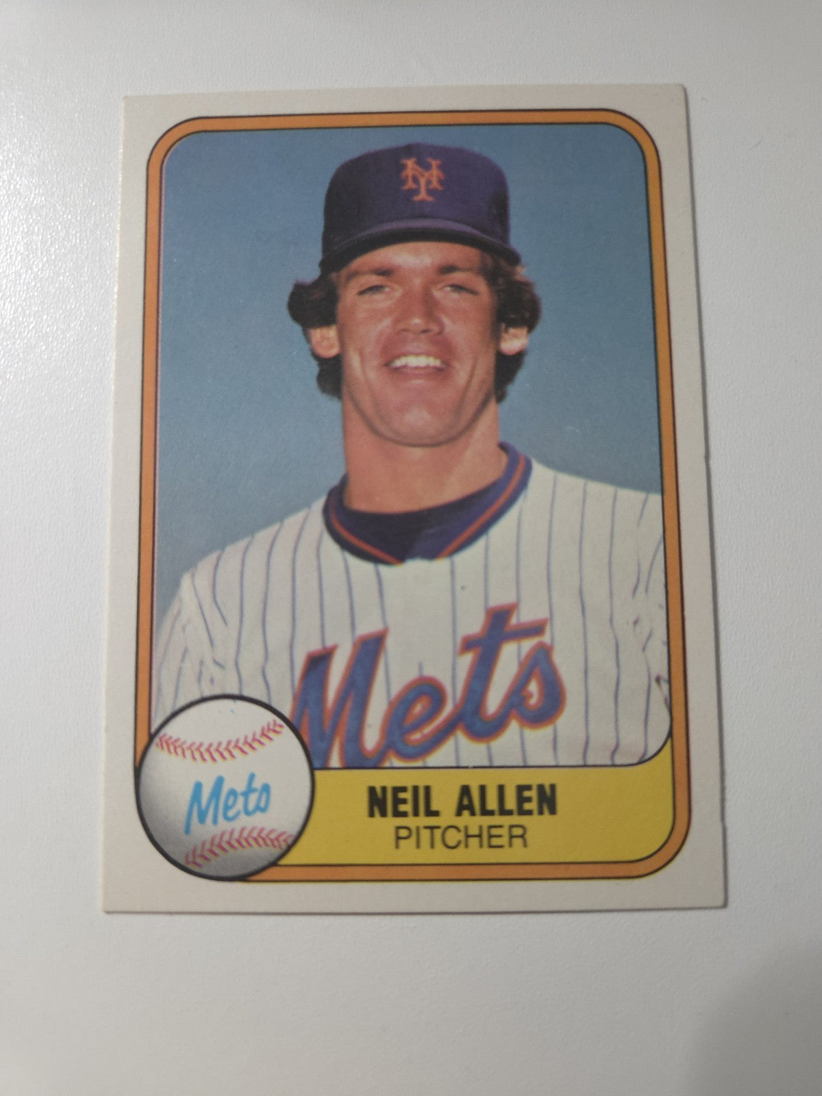 MLB - 1981 Fleer - Neil Allen - #322 - New York Mets - NM