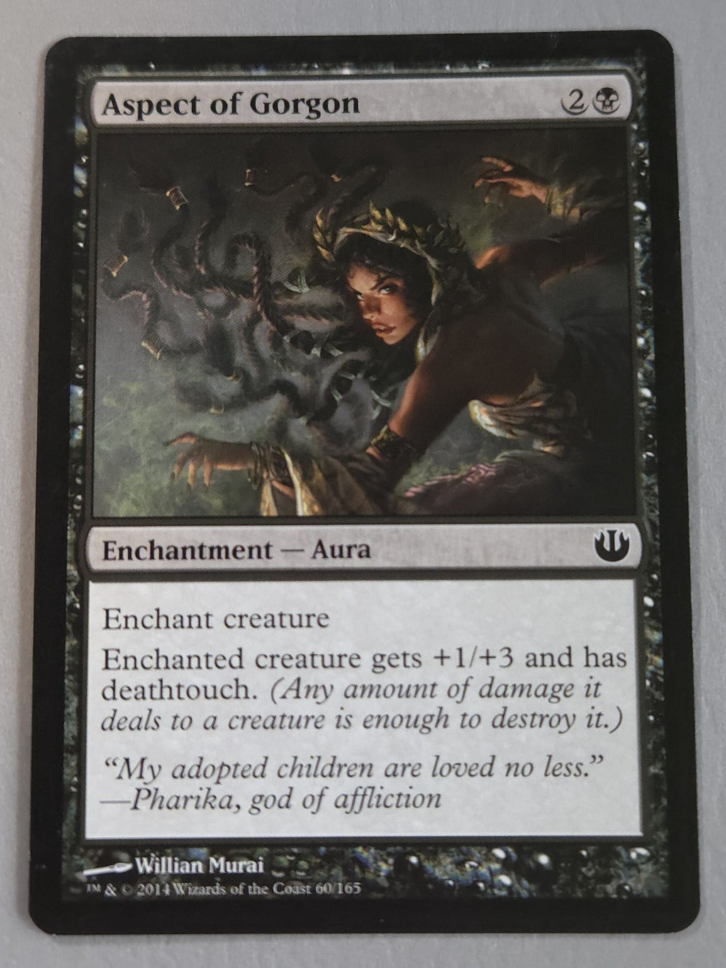 MTG - Aspect of Gorgon - Journey into Nyx - Regular - C - 60 - NM