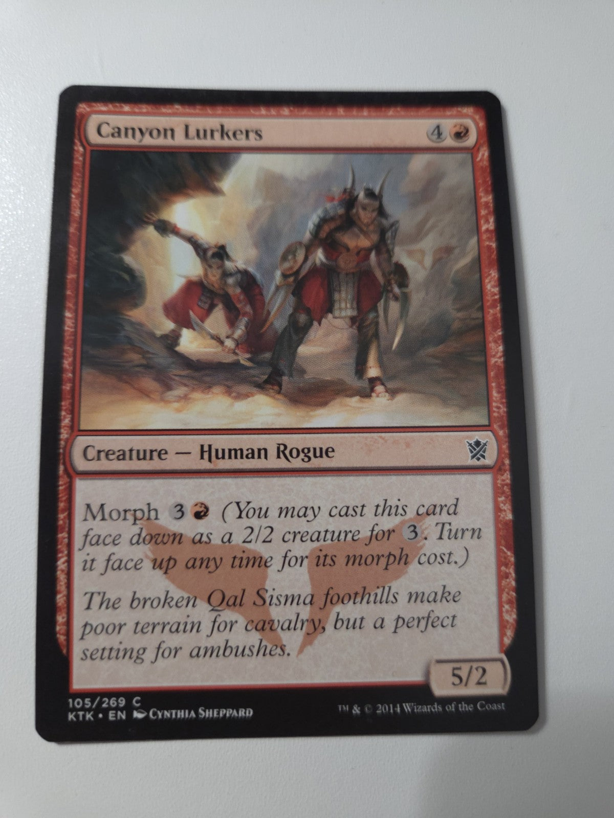 MTG - Canyon Lurkers - Khans of Tarkir - Regular - C - 105 - NM
